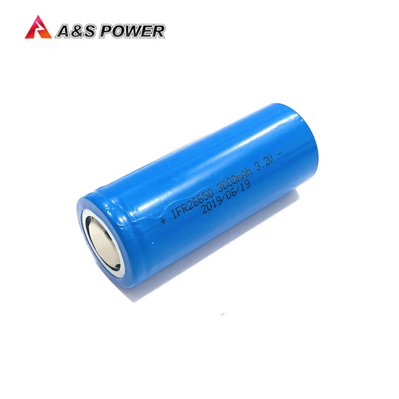 Factory CB Approval Cylindrical Lithium Ion 26650 Battery Rechargeable 3.2V 3.2ah 3200mAh 3500mAh 3800mAh LiFePO4 Battery Cell for LED Light/ Solar System