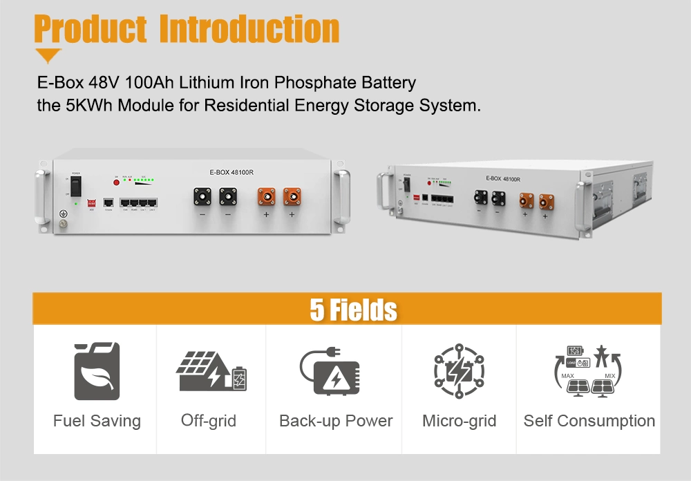 Pytes 48V 100ah Lithium Battery Energy Storage Pack Lithium Iron Phosphate Battery