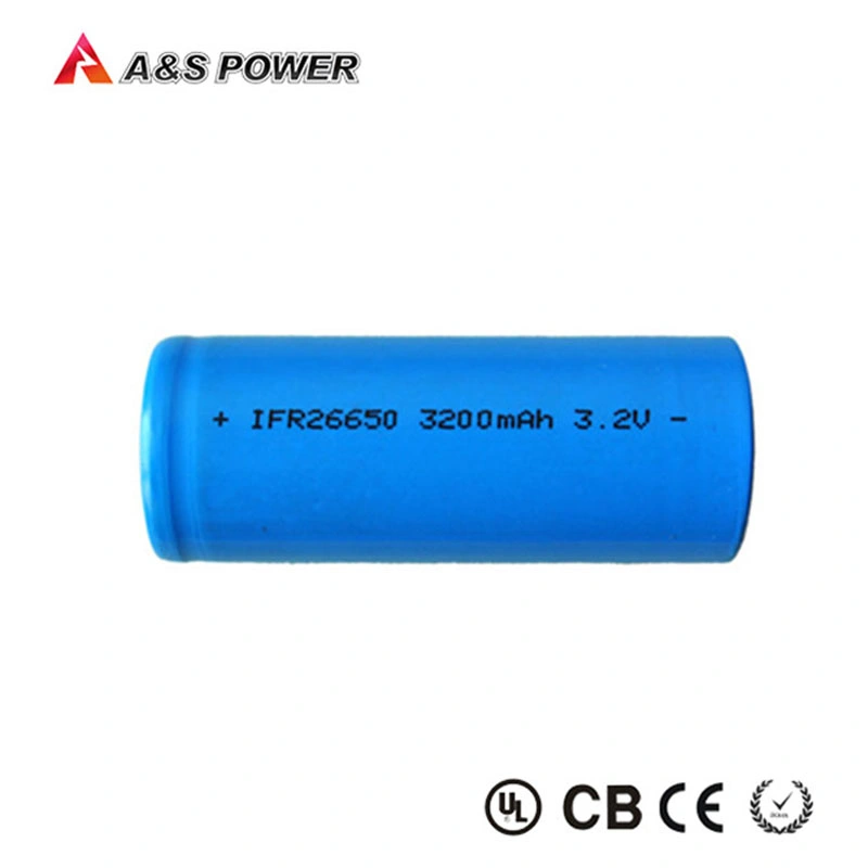 LiFePO4 26650 Battery Cell 3.2V 3200mAh LFP Rechargeable Battery Cell