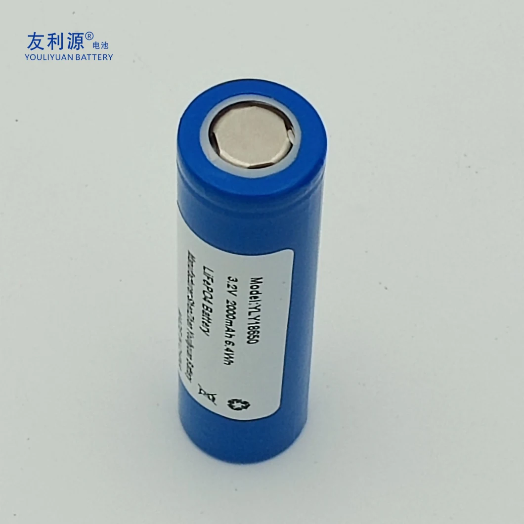 Factory 18650 3.2V Lithium Ion Battery Cells 2000mAh 1500mAh 6000mAh Rechargeable Li Ion Batteries LiFePO4 26650 Battery Cell for Solar