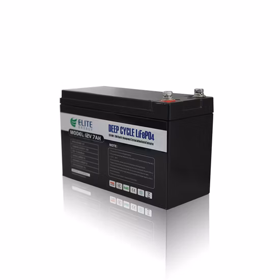 Elite カスタマイズされたリチウム バッテリー OEM/ODM 12V 5ah 7ah 20ah メンテナンスフリー LiFePO4 リチウム イオン バッテリー (BMS 内蔵)