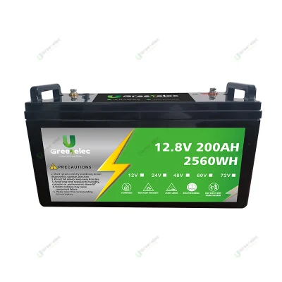 U-Greenelec ディープサイクルカスタムリチウムイオン RV EV 12V 24V 100ah 150ah 200ah LiFePO4 ソーラーシステムバッテリー