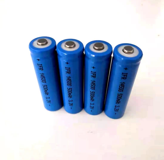 3.2V 500mAh 14500 リチウムイオネン AC、LiFePO4 バルク AC